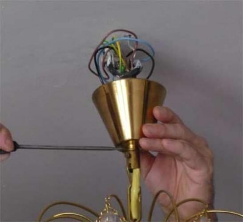 How to hang a chandelier on a drywall ceiling